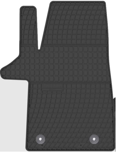 Wielganizator - Serie Volkswagen Transporter T5 - Rubber Mat - Perfecte Pasvorm - Zwart - 1 stuk