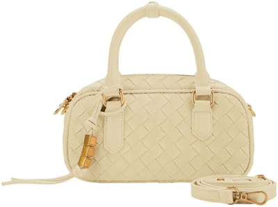 SEIDENFELT MANUFAKTUR Handtas Schoudertas Kinna Bowling Crossbody Bag Shy Yellow Geel