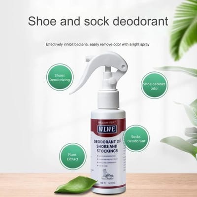 schoenen spray - 120ml - schoenen deodorant - schoenenverfrisser - schoenendeo - Voetspray tegen Zweetvoeten .