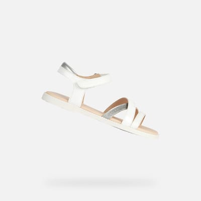 GEOX SANDAL KARLY MEISJES Sandalen - WIT - Maat 25
