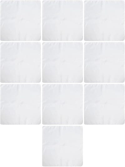 Vierkante Kunst Sjaals - Hoofddeksels Mannen Vrouwen - Mode Accessoires - Zachte Polyester Stof - 10 Stuks - Multicolor