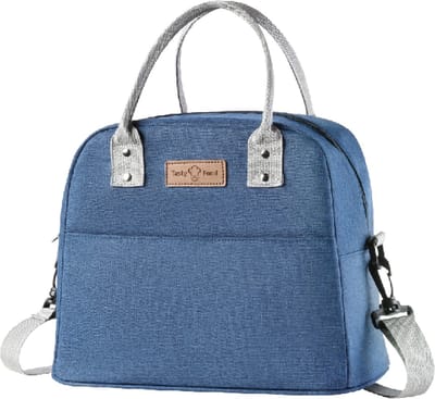 Rainbecom - Koeltassen - Lunchtas – 23x29x16 cm - 10 Liter - Blauw - Isolatie - 300D Kationisch Polyester - Handvat Riem - Koeltas - Lunch Bag - Geïsoleerde Koeltas – Picknicktas