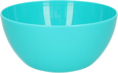 Plasticforte Schaaltjes - kunststof - kommetjes - dessert/ontbijt - D14 x H6 cm - blauw