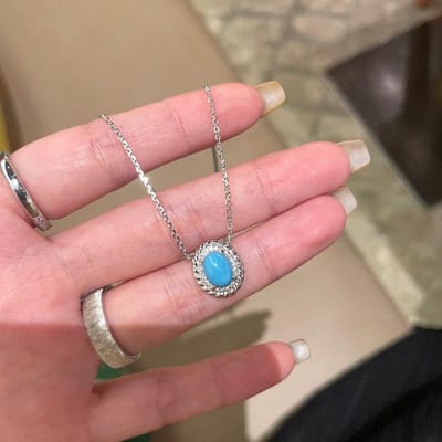 Luxe retro oorbelhanger met ovale turkooizen oorbellen voor dames ketting   diamanten verfijnde blauwe sieradensets pink