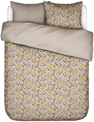 Essenza Aurelina Dekbedovertrek Oatmeal - Tweepersoons – 200x200/220 cm