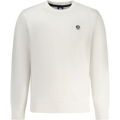 North Sails Witte Katoenen Heren Sweatshirt
