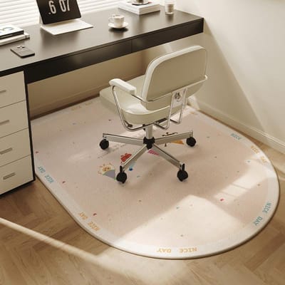 Moderne Eenvoudige Gebogen Tapijt Vlekbestendig En Waterdicht Slaapkamer Computerstoel Mat Studiekamer Mat Woondecoratie 60x120cm 24x47inch