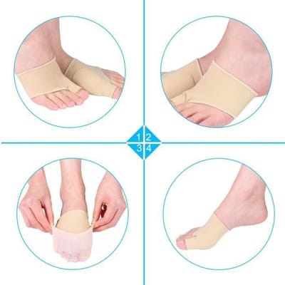 SURENHAP Correcteur d'oignon de pouce Protecteur de manchon d'oignon Protège-orteil métatarsien Chaussettes parapharmacie orthese