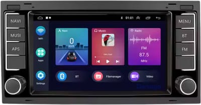 Carplay autoradio voor Volkswagen Touareg | T5 Multivan | T5 California | 2002 t/m 2011 | Android 13 | Draadloos Apple Carplay & Android Auto | 2GB + 64GB | Denago | 2002 2003 2004 2005 2006 2007 2008 2009 2010 2011 | Bluetooth & Wifi