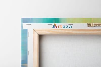 Artaza Canvas Schilderij Drieluik Abstracte Kunst - Kleurrijke Marmer - 120x60 - Foto Op Canvas - Canvas Print