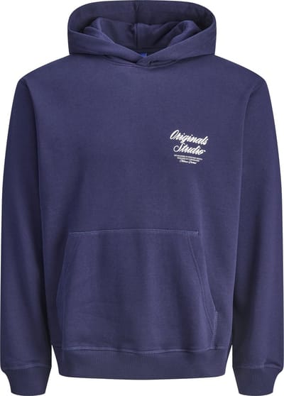 JACK&JONES - JORNORREBRO TYPO BACK SWEAT HOOD SN JNR - Jongens - Sweaters