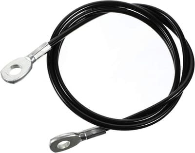Fitness Kabel - Stalen Draad Touw - Spierversterking Thuis - Verstelbaar Lichtgewicht - 140 cm - Zwart