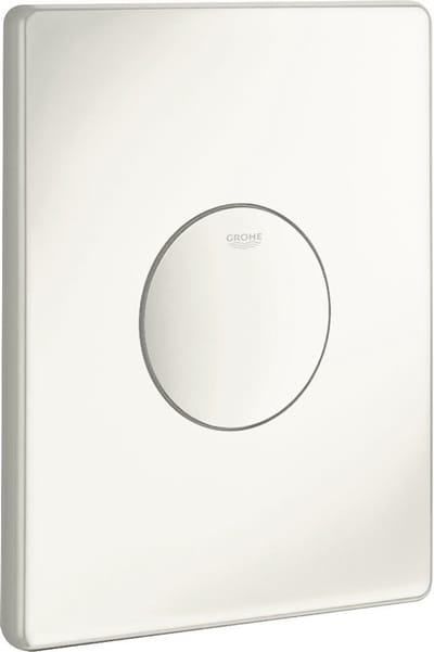 Grohe Skate Bedieningsplaat - enkelspoeling - verticaal - 156x197mm - wit