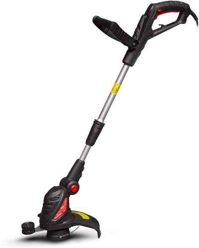 Elektrische grastrimmer - Kantenmaaier snoer - Gazon onderhoud - Telescopische steel verstelbaar - 30 cm snijbreedte