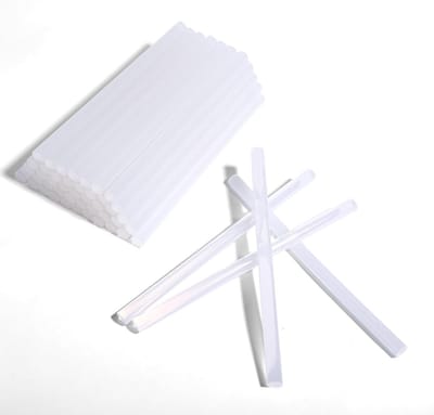 50 Stuks Lijmstiften 11mm x 200mm, Sneldrogend en Extra Sterk, Geschikt voor Lijmpistool, DIY Projecten en Creatief Knutselen