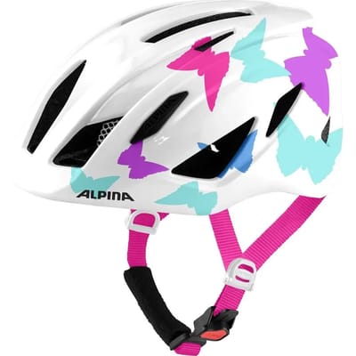 Alpina Pico - Kinderhelm - Perlemoer Wit - Motieven - Maat 50-55 cm