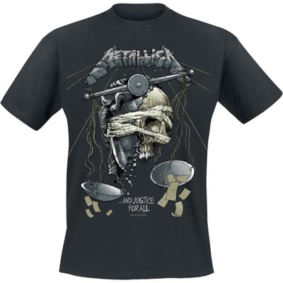 Metallica T-shirt - LP Justice - S tot 5XL - voor Mannen - zwart