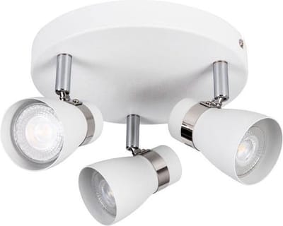 ENALI 3- rond - wandlamp - plafondlamp spot - incl LED - wit
