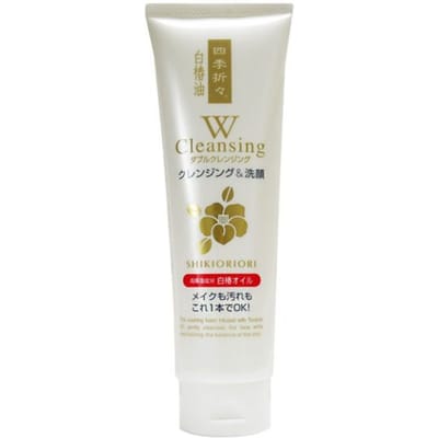 KUMANO COSME - Shikioriori White Tsubaki Camellia Oil W Cleansing Foam - 190g