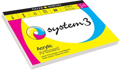 A4 Systeem 3 Acryl Verfsysteem Set - Professioneel Materiaal voor Kunstenaars