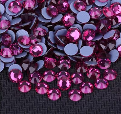 BamBella® - SS6 - Fel Roze - Hotfix strass Steentjes - 1440 stuks - strass stenen glitters nail art kleding versieren