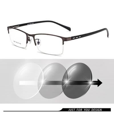 Kleurveranderende Licht Zonnebril Kameleon Lens Bijziendheid Blauw Licht Blokkerend Voor Mannen PC Scherm Bril Game voor Zicht +050 +075 +175 +25 +6 5.5