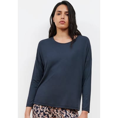 Femilet Nw Top Tshirt Ls Sailing Blue Größe: 44 | Nachtwäsche Outlet | Damen | Blau