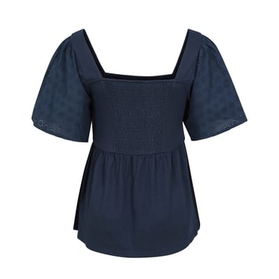Mountain Warehouse Dames/Dames Verona Broderie Mouwtop (Marine)