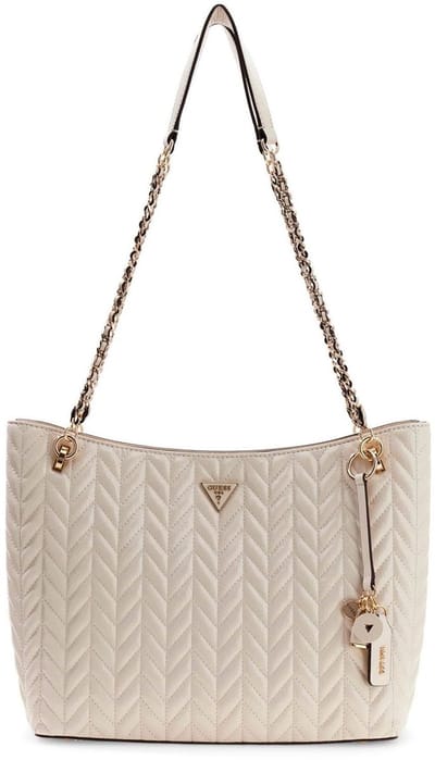 Guess Cherly Two Compartment Tote - Shopper 32 cm (stone)