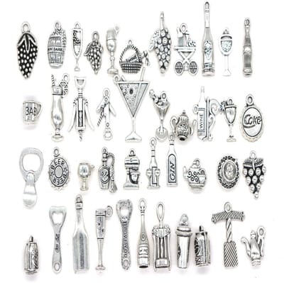 Dailygoods - 42 Stuks Wijnglas Hangers en Markeringen voor Feesten