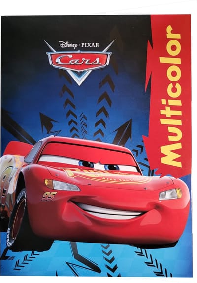 Disney Pixar Cars - Kleurboek - 17 kleurplaten - 17 voorbeelden in kleur - kleuren - knutselen - verjaardag kado - cadeau