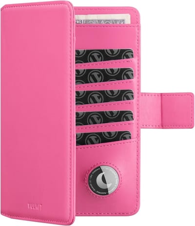 Paspoorthouder en Documentenportefeuille met RFID-bescherming, Geschikt voor Airtag, Dubbele Paspoortcase voor Mannen en Vrouwen, Minimalistisch Ontwerp, 17.5x11x1.8cm