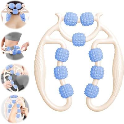 Massage roller voor beenspieren en cellulite, 360° massage voor vermoeide benen en ontspanning