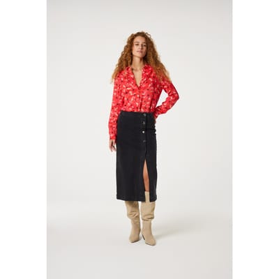 Fabienne Chapot Sancho Blouse Pink Glow/pink Darli Maat: 42 | Longsleeves Outlet | Dames | Roze