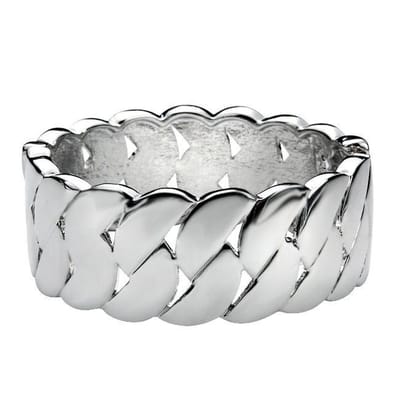 Behave - Armband zilverkleur met brede schakels - Bold stijlaccent