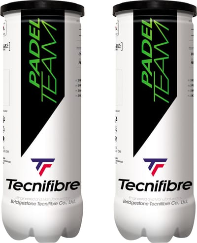 Tecnifibre Team Padelballen 2x3 Uitvoering : Team Padelballen 2x3