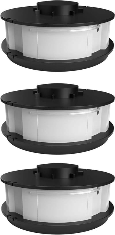 Reserve Spoelen - Gras trimmer spoelen - Tuinonderhoud - Automatische draadtoevoer - 30 meter draad - Zwart