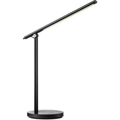 Home Sweet Home - Moderne Led Bureaulamp Dox - verstelbare LED Leeslamp met schakelaar - Zwart - 40/40/40cm - 5W CCT 750lm - geschikt voor