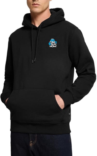 Sesamstraat Koekiemonster Om Nom Nom Premium Trui Heren