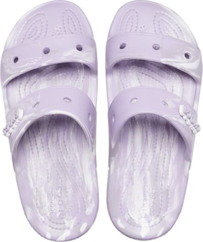 Crocs Classic Marbled Sandal Lavender