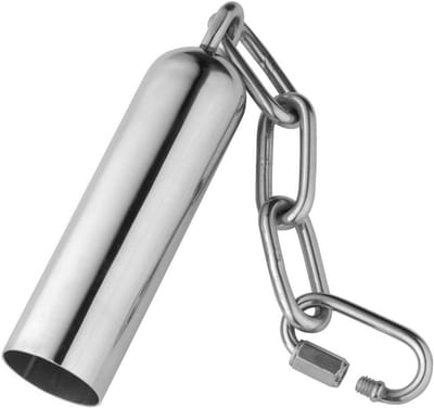 Vogelbel RVS - Vogelaccessoire Kooi - Vogelentertainment - Bite bestendig - 19.2 cm - Zilverkleurig