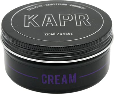 KAPR Hair Cream 135ml – Styling Cream Mannen – Haar Styling Cream – Medium Hold – Natuurlijke Finish – Barber Hair Cream