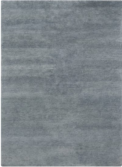 Lino Heritage Blue Denim Tapijt 250x350cm - Handgeknoopt Hoogpolig Vloerkleed van Pure Wol - 100% Handgesponnen Wol – 4,5 kg/m² - 57.800 knopen/m² - 15mm dik - Luxueus Tapijt voor Woonkamer, Slaapkamer, Hal of Eetkamer - Design Vloekleed