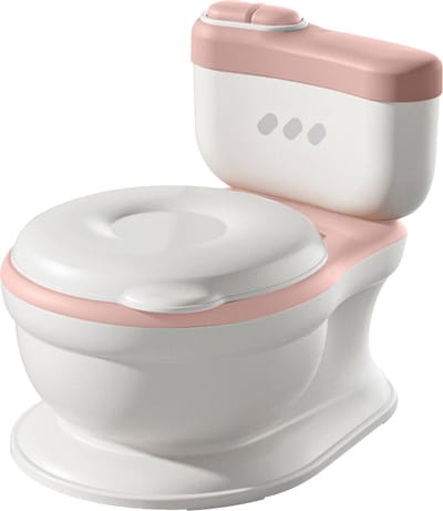 Tryco Potje met Geluid - Kinder Toilet - Potje Peuter - Plaspotje - Toilettrainer - Kinder WC - Pink / Roze