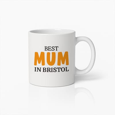 Beste Mama in Bristol Mok 330ml – Grappige Koffiebeker Cadeau voor Moeders – Verjaardag, Moederdag of Dagelijks Gebruik