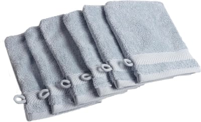 Casilin Royal Touch - Washandjes - Sky Blue - Licht Blauw - 16 x 22 cm - Set van 6