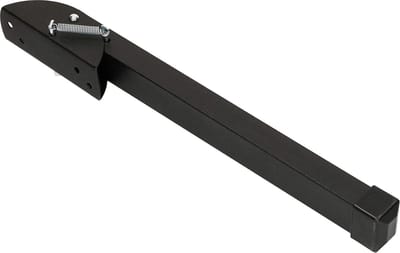 Deurstopper 30 cm zwart - deurbuffer voor garagedeuren - bescherming tegen deuren