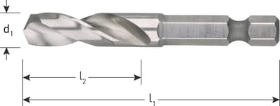 Rotec HSS-G boorbit, 1/4'', Ø2,0 x 16 / 47