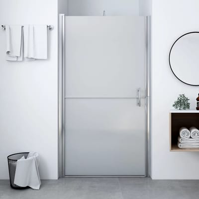 vidaXL - Douchedeur - mat - 91x195 - cm - gehard - glas
