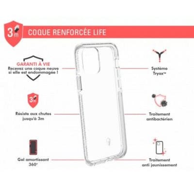 Force Case, Hoesje geschikt voor iPhone 11 Pro - LIFE Versterkt, Transparant